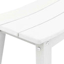 vidaXL Bárszék 2 pcs Fehér 52 x 43 x 73,5 cm HDPE