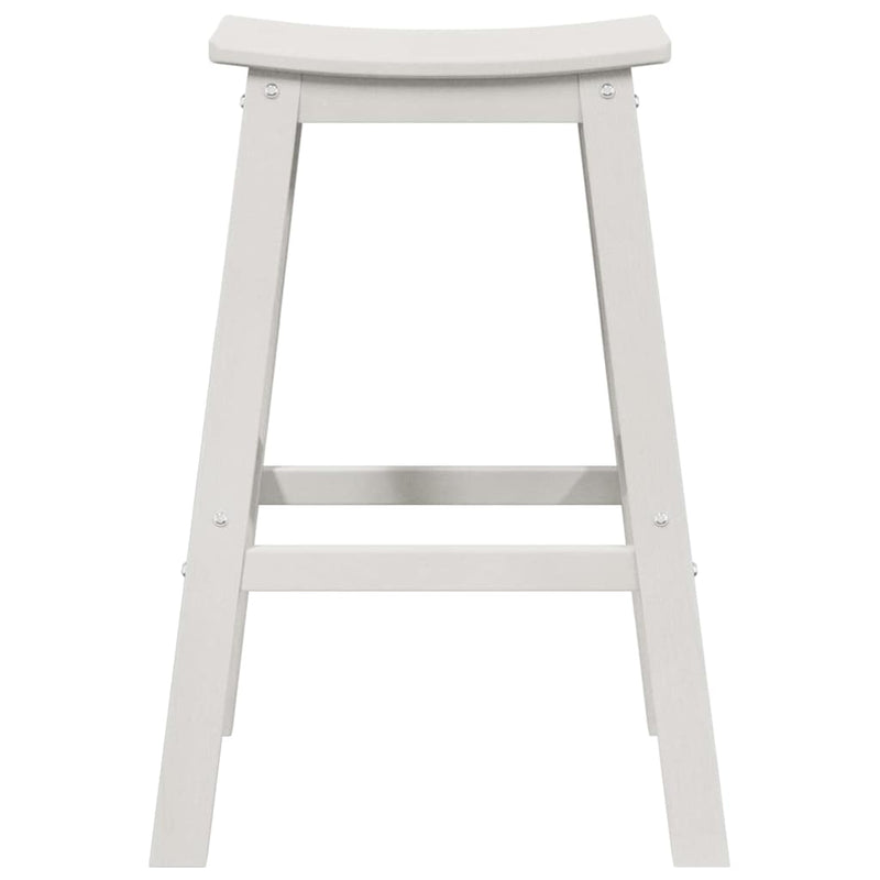 vidaXL Bárszék 2 pcs Fehér 52 x 43 x 73.5cm Műanyag