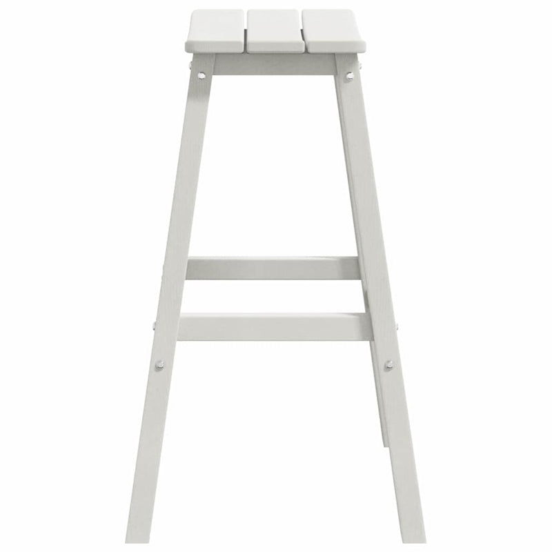 vidaXL Bárszék 2 pcs Fehér 52 x 43 x 73.5cm Műanyag