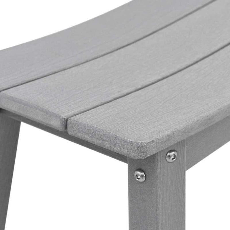 vidaXL Bárszék 2 pcs Világosszürke 52 x 43 x 73.5cm Műanyag