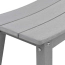 vidaXL Bárszék 2 pcs Világosszürke 52 x 43 x 73,5 cm HDPE