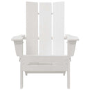 vidaXL Összecsukható Adirondack szék Fehér 80,5 x 74,5 x 92 cm HDPE