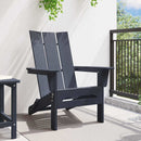 vidaXL Összecsukható Adirondack szék Sötétkék 80,5 x 74,5 x 92 cm HDPE