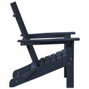vidaXL Összecsukható Adirondack szék Sötétkék 80,5 x 74,5 x 92 cm HDPE