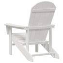 vidaXL Adirondack szék Fehér 74 x 82 x 92cm HDPE