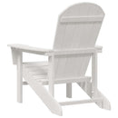 vidaXL Adirondack szék Fehér 82 x 74 x 92 cm HDPE