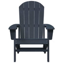 vidaXL Adirondack szék Tengerészkék 74 x 82 x 92cm HDPE