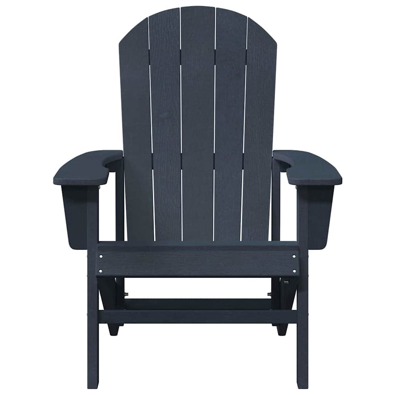 vidaXL Adirondack szék Tengerészkék 74 x 82 x 92cm HDPE