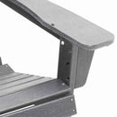 vidaXL Adirondack szék Világosszürke 82 x 74 x 92 cm HDPE