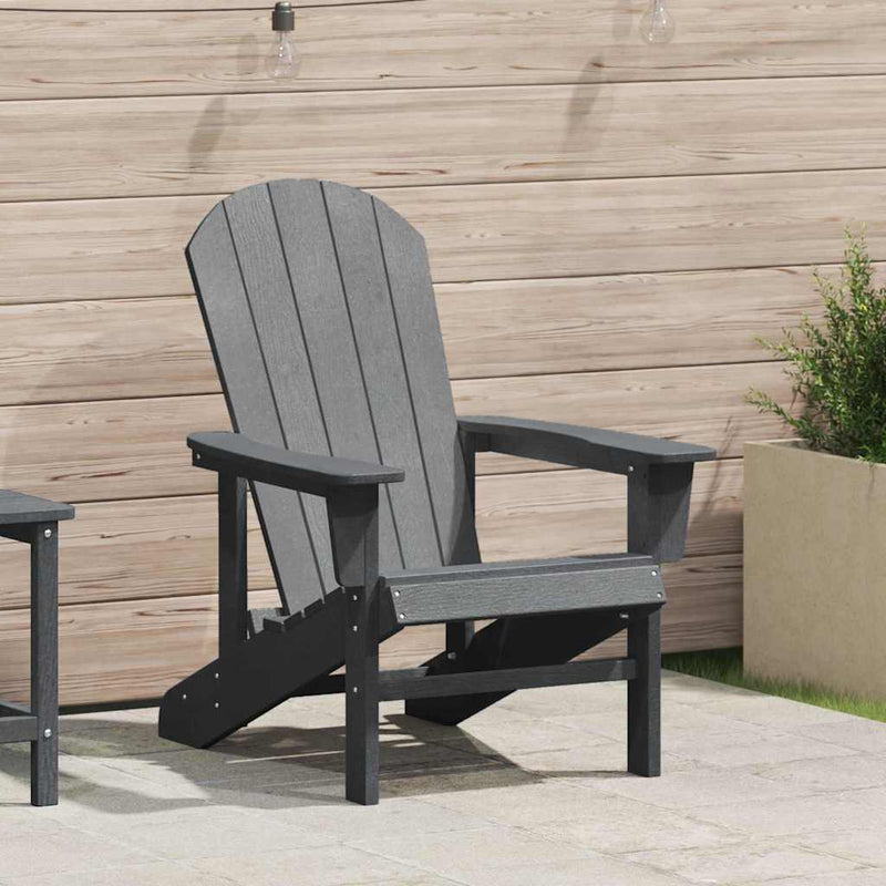 vidaXL Adirondack szék Világosszürke 74 x 82 x 92cm HDPE
