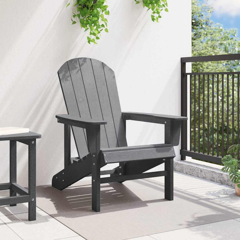 vidaXL Adirondack szék Világosszürke 74 x 82 x 92cm HDPE