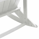 vidaXL Adirondack hintaszék Fehér 73.5 x 92 x 90 cm HDPE