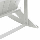 vidaXL Adirondack hintaszék Fehér 92 x 73,5 x 92 cm HDPE