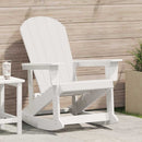 vidaXL Adirondack hintaszék Fehér 92 x 73,5 x 92 cm HDPE