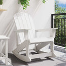 vidaXL Adirondack hintaszék Fehér 92 x 73,5 x 92 cm HDPE