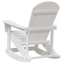 vidaXL Adirondack hintaszék Fehér 92 x 73,5 x 92 cm HDPE