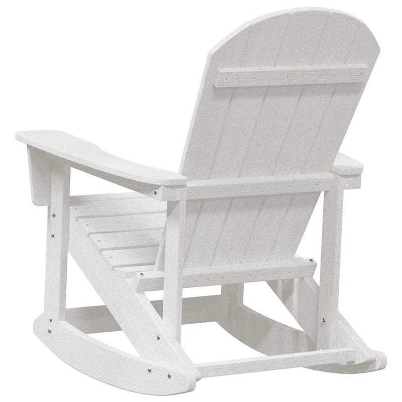 vidaXL Adirondack hintaszék Fehér 73.5 x 92 x 90 cm HDPE