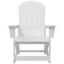 vidaXL Adirondack hintaszék Fehér 92 x 73,5 x 92 cm HDPE