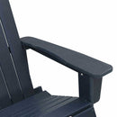 vidaXL Adirondack hintaszék Sötétkék 92 x 73,5 x 92 cm HDPE