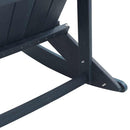 vidaXL Adirondack hintaszék Sötétkék 92 x 73,5 x 92 cm HDPE