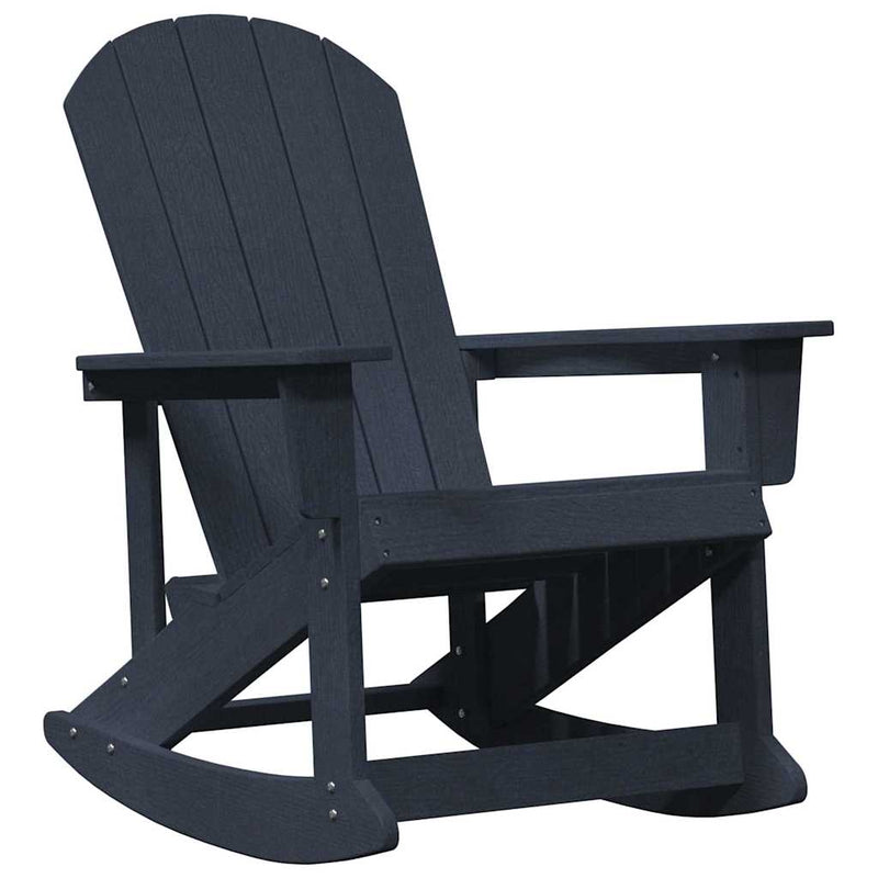 vidaXL Adirondack hintaszék Tengerészkék 73.5 x 92 x 90 cm HDPE