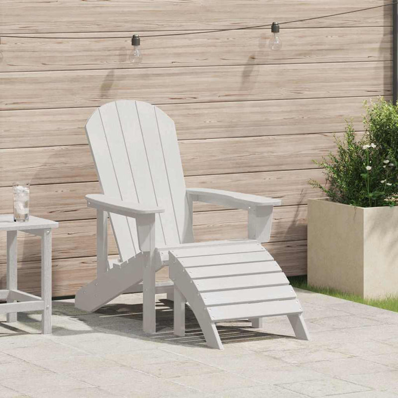 vidaXL Adirondack szék Fehér 74 x 82 x 92cm HDPE