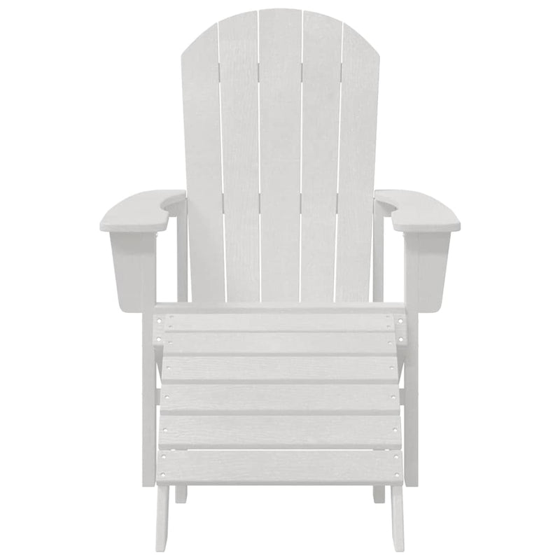 vidaXL Adirondack szék Fehér 74 x 82 x 92cm HDPE
