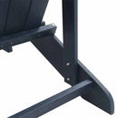 vidaXL Adirondack szék Sötétkék 82 x 74 x 92 cm HDPE
