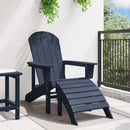 vidaXL Adirondack szék Tengerészkék 74 x 82 x 92cm HDPE