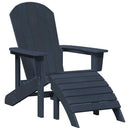 vidaXL Adirondack szék Tengerészkék 74 x 82 x 92cm HDPE