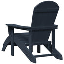 vidaXL Adirondack szék Tengerészkék 74 x 82 x 92cm HDPE