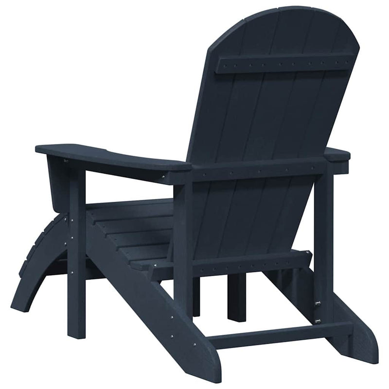 vidaXL Adirondack szék Tengerészkék 74 x 82 x 92cm HDPE