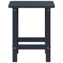 vidaXL Adirondack Oldalsó Asztal Tengerészkék 38 x 38 x 46 cm HDPE