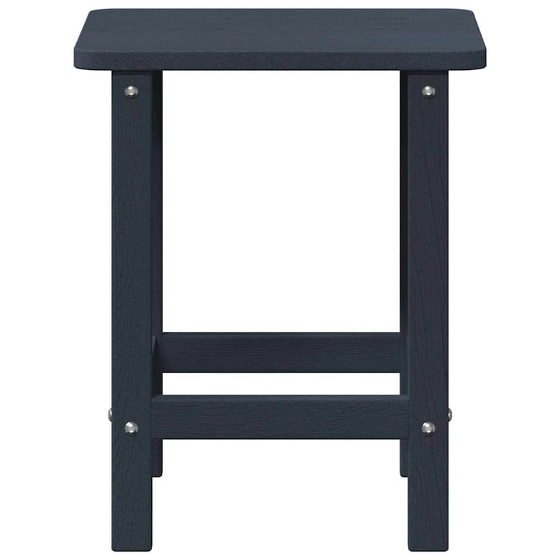 vidaXL Adirondack Oldalsó Asztal Tengerészkék 38 x 38 x 46 cm HDPE