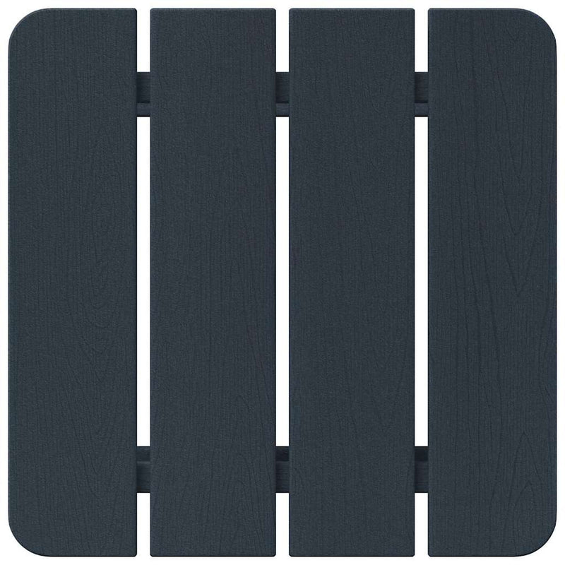 vidaXL Adirondack Oldalsó Asztal Tengerészkék 38 x 38 x 46 cm HDPE