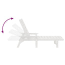 vidaXL Napozó Fehér 73.5 x 92 x 90 cm HDPE