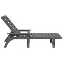 vidaXL Napozó Világosszürke 73.5 x 92 x 90 cm HDPE