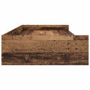 vidaXL Ágykeret fejtámlával fiókkal Öreg fa 100 x 200 cm Faanyag