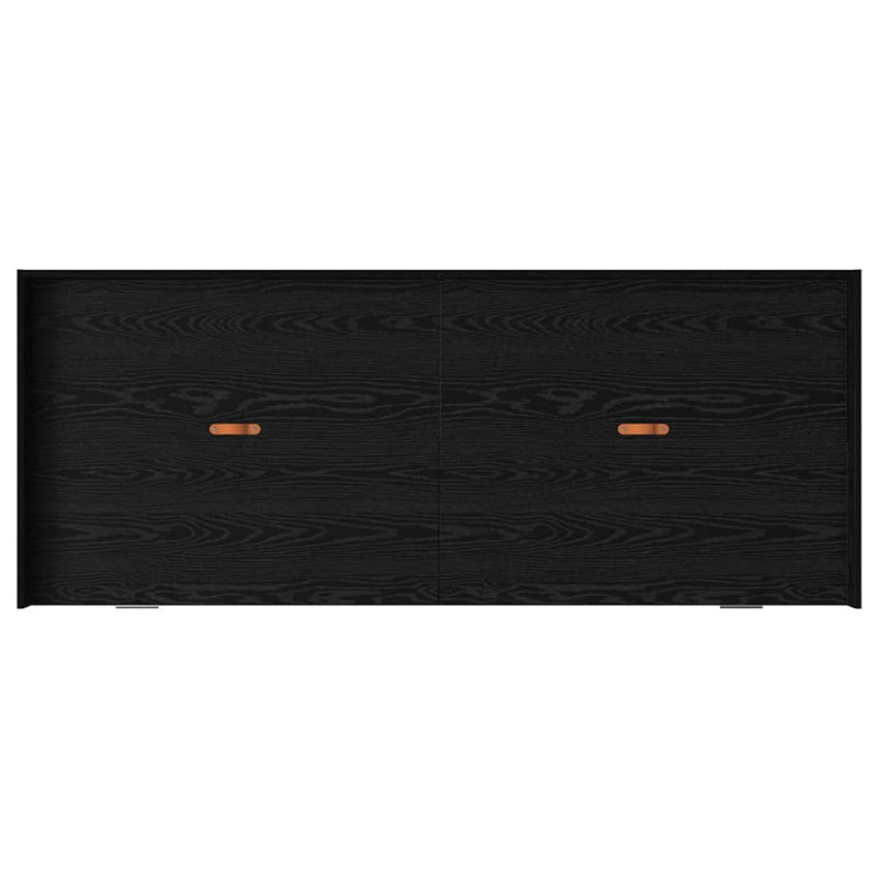 vidaXL Ágykeret fejtámlával fiókkal Fekete tölgy 90 x 200 cm Faanyag