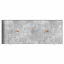 vidaXL Ágykeret fejtámlával fiókkal Beton Szürke 90 x 200 cm Faanyag