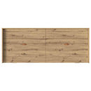 vidaXL Ágykeret fejtámlával fiókkal Artisan tölgy 70 x 190 cm Faanyag