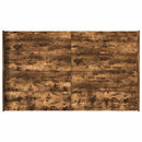 vidaXL Tárolós ágykeret fejtámlával Füstölt tölgy 120 x 190 cm Faanyag