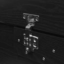 vidaXL Ágykeret tárolóval tárolóval Fekete tölgy 160 x 200 cm Faanyag