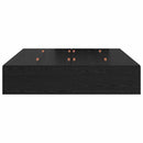 vidaXL Ágykeret tárolóval tárolóval Fekete tölgy 160 x 200 cm Faanyag