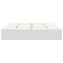 vidaXL Ágykeret tárolóval Fehér 200 x 180 x 31.5 cm Faanyag