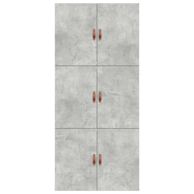 vidaXL Ágykeret tárolóval Beton szürke 90 x 190 cm Faanyag