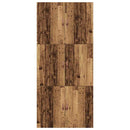 vidaXL Ágykeret tárolóval tárolóval Öreg fa 90 x 190 cm Faanyag