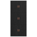 vidaXL Ágykeret tárolóval tárolóval Fekete tölgy 70 x 190 cm Faanyag