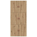 vidaXL Ágykeret tárolóval tárolóval Artisan tölgy 70 x 190 cm Faanyag