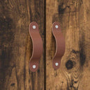 vidaXL Ágykeret tárolóval tárolóval Füstölt tölgy 120 x 190 cm Faanyag